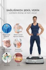 Egzersiz Aleti Kumandalı Yüksek Titreşimli Programlı Kondisyon Aleti VEP1000 Beyaz