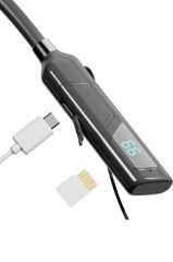 Bluetooth Kulaklık Kulak İçi Boyuna Asılabilir Kablosuz Kulaklık TB07 Siyah