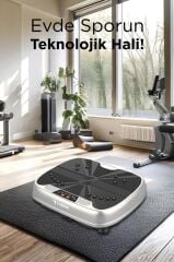 Torima VEP-1000 Beyaz Yüksek Titreşimli Programlı Kumandalı Egzersiz Aleti ve Kondisyon Aleti