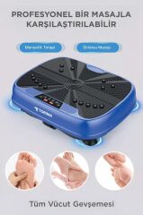 Egzersiz Aleti Kumandalı Yüksek Titreşimli Programlı Kondisyon Aleti VEP1000 Mavi