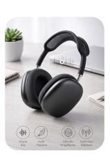Torima Bluetooth Kulaklık Kulak Üstü Sd Kart Girişli Kablosuz Aux Kablolu Kulaklık P9 Pro Max Siyah