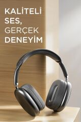 Bluetooth Kulaklık Aux Sd Kart Girişli Kablosuz Kulaklık P9 Pro Max Siyah