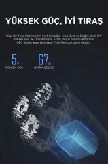 Blackstone 3 jc Şarj Edilebilir Islak Kuru Çift Kullanımlı Elektrikli Traş Makinesi