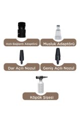 Oto Halı Bahçe Temizleme ve Yıkama Makinesi 2000W 150 Bar Yüksek Basınçlı HPC01 Mavi