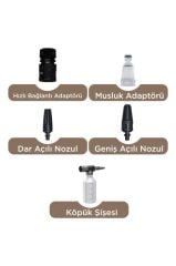 Oto Halı Bahçe Temizleme ve Yıkama Makinesi 2000W 150 Bar Yüksek Basınçlı HPC01 Kırmızı