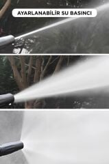 Oto Halı Bahçe Temizleme ve Yıkama Makinesi 2000W 150 Bar Yüksek Basınçlı HPC01 Kırmızı