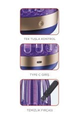 Elektrikli Sinek Öldürücü Şarjlı Uv Işıklı Lamba Sivrisinek Kovucu Sineksavar SSK10 Lacivert