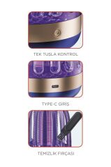 Elektrikli Sinek Öldürücü Şarjlı Uv Işıklı Lamba Sivrisinek Kovucu Sineksavar SSK10 Lacivert