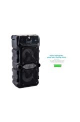 KTS-1096 Siyah Bluetooth Parti Hoparlörü 3 Inç × 2 Kablosuz Speaker Radyo-usb-tf Girişli