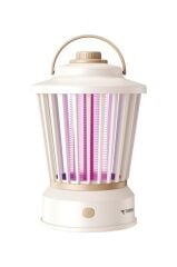 Elektrikli Sinek Öldürücü Şarjlı Uv Işıklı Lamba Sivrisinek Kovucu Sineksavar SSK12 Beyaz