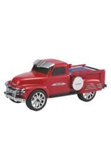 Bluetooth Hoparlör Pickup Araba Güneş Enerjili Speaker D54 Kırmızı