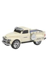 Bluetooth Hoparlör Pickup Araba Güneş Enerjili Speaker D54 Bej