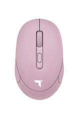Mouse Çift Modlu Sessiz Kablosuz Fare TM17 Pembe