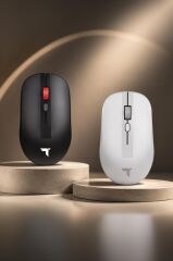Mouse Çift Modlu Sessiz Kablosuz Fare TM18 Siyah
