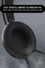 Bluetooth Kulaklık Kulak Üstü Oyuncu Kulaklık G30B Siyah