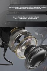 Bluetooth Kulaklık Kulak Üstü Oyuncu Kulaklık G30B Siyah