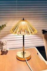LW-14  Gold Abajur Kristal Elmas Masa Lambası Dokunmatik Romantik Akrilik Led Gece Lambası