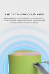 Bluetooth Hoparlör SD USB Destekli Taşınabilir Speaker D24 Yeşil