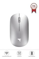 Mouse Çift Modlu Sessiz Kablosuz Fare TM-19 Gümüş