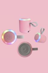Torima D24 Pembe SD/USB Girişli Taşınabilir Bluetooth Hoparlör