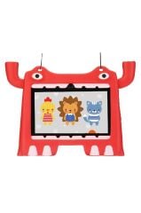 Tablet 4GB 128GB Android 13 Kılıf Hediyeli Çocuk Tableti T16 Kırmızı