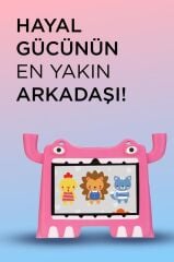 Tablet 4GB 128GB Android 13 Kılıf Hediyeli Çocuk Tableti T16 Pembe