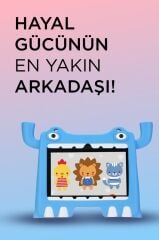 Çocuk Tableti Android 13 Kılıf Hediyeli T16 Mavi