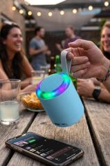 Torima Bluetooth Hoparlör SD USB Destekli Taşınabilir Speaker D24 Mavi