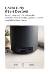 Bluetooth Hoparlör SD USB Destekli Taşınabilir Speaker D24 Siyah
