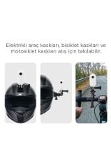 Aksiyon Kamerası 1080 P Manyetik Giyilebilir Geniş Açılı Klips Tasarımlı Kamera CMR34 Beyaz