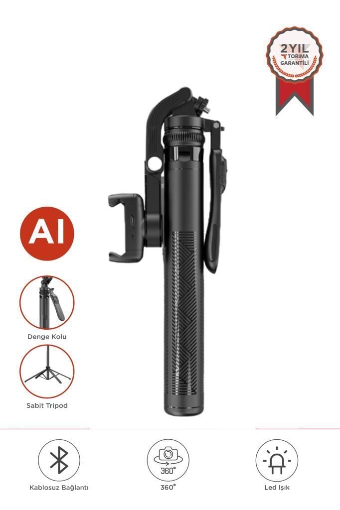 Torima C16 Telefon Tutucu Çok Amaçlı Tripod Kamera Tripod