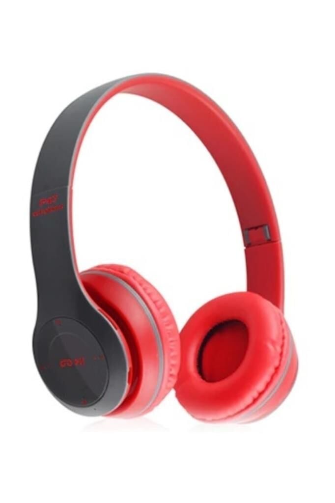 P47 Wıreless Kırmızı 5.0+edr Bluetooth Kablosuz Mp3 Çalar Kulaklık
