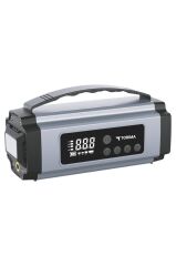 Araç Hava Kompresörü Akü Takviyeli Marş Özellikli Dijital Ekranlı Işıklı Taşınabilir Oto Kompresörü APS01