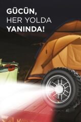 Torima APS-03 Taşnabilir Araç Akü Takviyeli ,Powerbank Destekli ,Işıklı Oto Hava Kompresörü