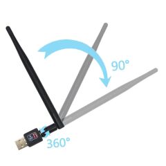 600 Mbps USB 2.0 Mini Wifi Adaptörü 802.11N / G/b Kablosuz Alıcı YD-35