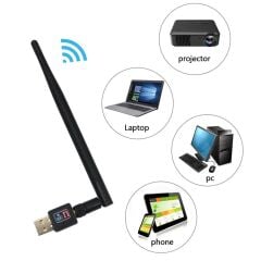 600 Mbps USB 2.0 Mini Wifi Adaptörü 802.11N / G/b Kablosuz Alıcı YD-35