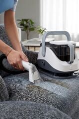 Buharlı Temizleyici Halı ve Koltuk Yıkama Cam Zemin Mutfak Temizleme Buhar Makinesi TCC01 Gri