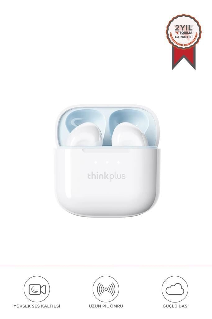 Lenovo Thinkplus Lp23 Beyaz Kablosuz Bluetooth Kulakiçi Kulaklık