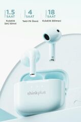 Bluetooth Kulaklık Kulak İçi Thinkplus Kablosuz Kulaklık LP23 Beyaz