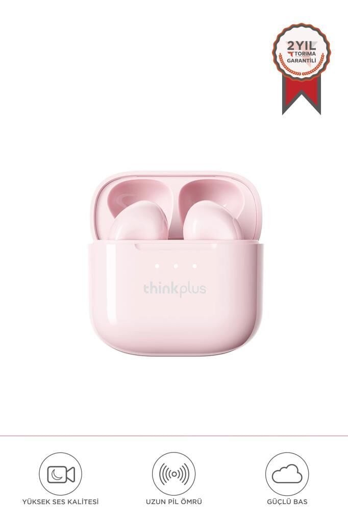 Lenovo Thinkplus Lp23 Pembe Kablosuz Bluetooth Kulakiçi Kulaklık