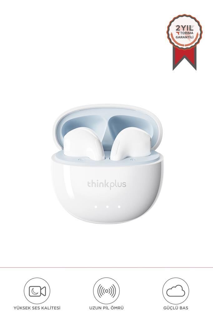 Bluetooth Kulaklık Kulak İçi Tws Thinkplus Kablosuz Kulaklık LP2 Pro Beyaz