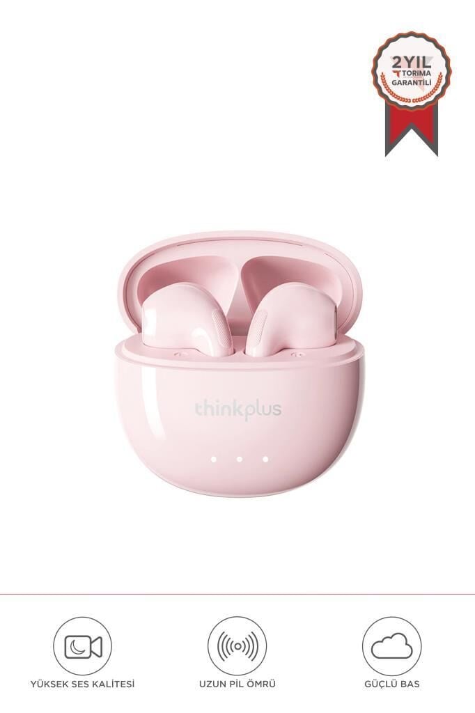 Lenovo Thinkplus Lp2 Pro Pembe Tws Bluetooth V5.4 Stereo Kulak İçi Bluetooth Kulaklık