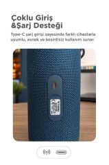 Bluetooth Hoparlör IPX6 Kablosuz 30W Speaker BOOMBOX680 Yeşil Kamuflaj