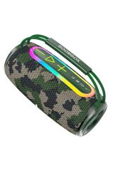 Bluetooth Hoparlör IPX6 Kablosuz 30W Speaker BOOMBOX680 Yeşil Kamuflaj