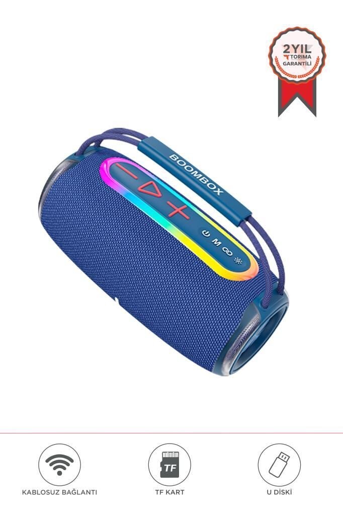 Torima BOOMBOX680 Mavi IPX6 Kablosuz 30W Bluetooth Hoparlör Speaker