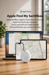 Takip Cihazı Apple Find My Uyumlu N Tag Siyah
