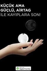 Takip Cihazı Apple Find My Uyumlu N Tag Siyah