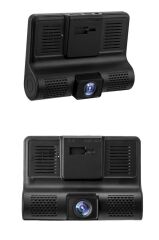 Araç İçi Kamera Gece Görüşlü 1080P G Sensörlü 3 Kameralı Geri Görüş Kamerası TA02 Siyah