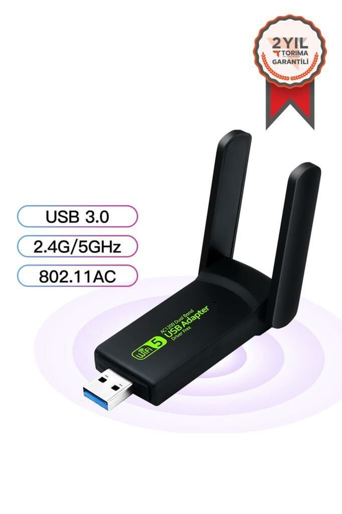 Torima Dual Band USB Adapter 1300 MBPS YD-33 Wireless