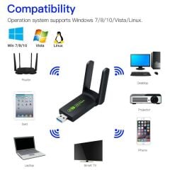 Torima Dual Band USB Adapter 1300 MBPS YD-33 Wireless